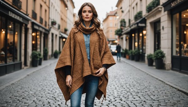 Ponchos stylés pour tous : le must-have de chaque saison